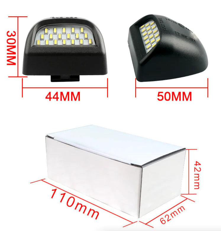 For 00-06 Chevy Tahoe Suburban GMC Yukon XL LED License Plate Light La