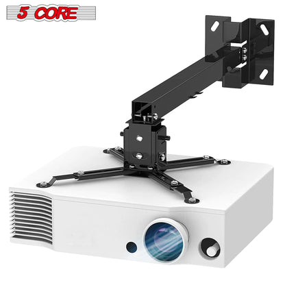 5Core Projector Mount Ceiling Wall Universal Holder Adjustable Low Pro
