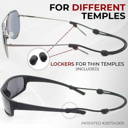 Adjustable Silicone Eyeglass Strap