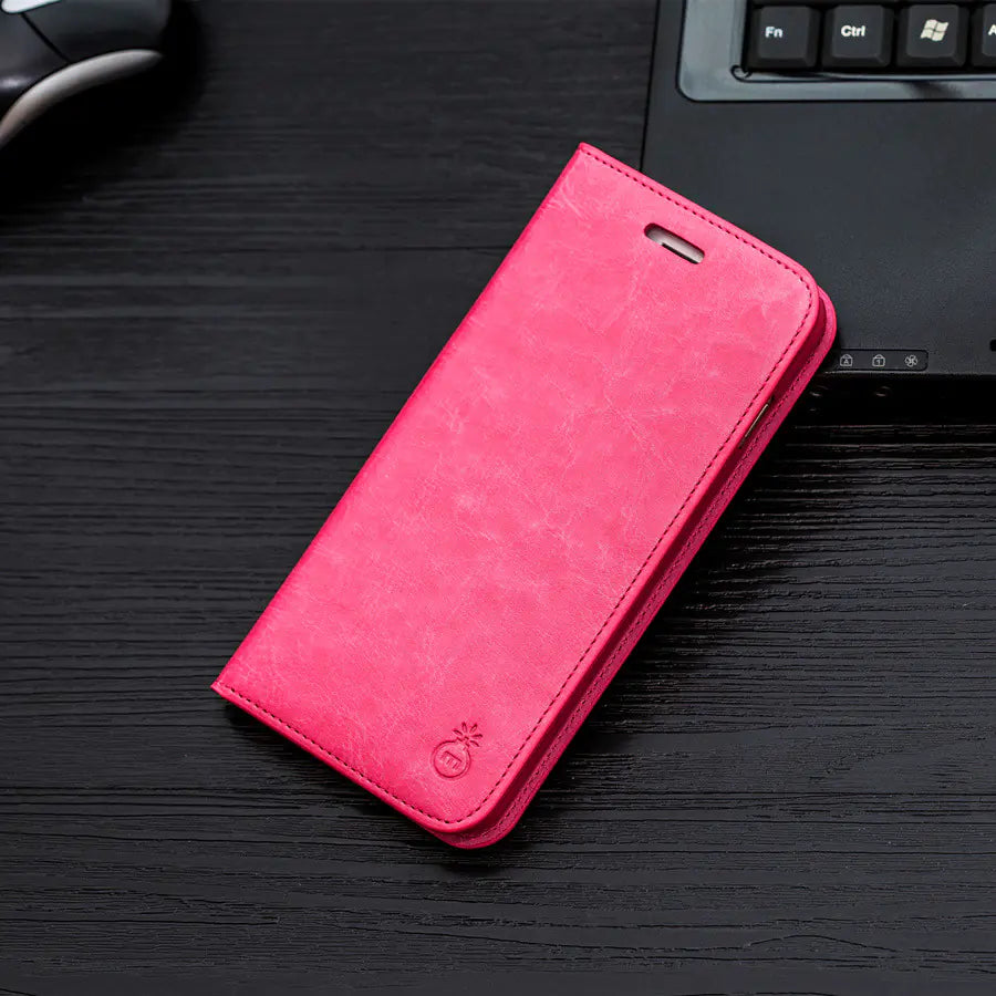 Leather Flip Holster Cover for Apple Phones