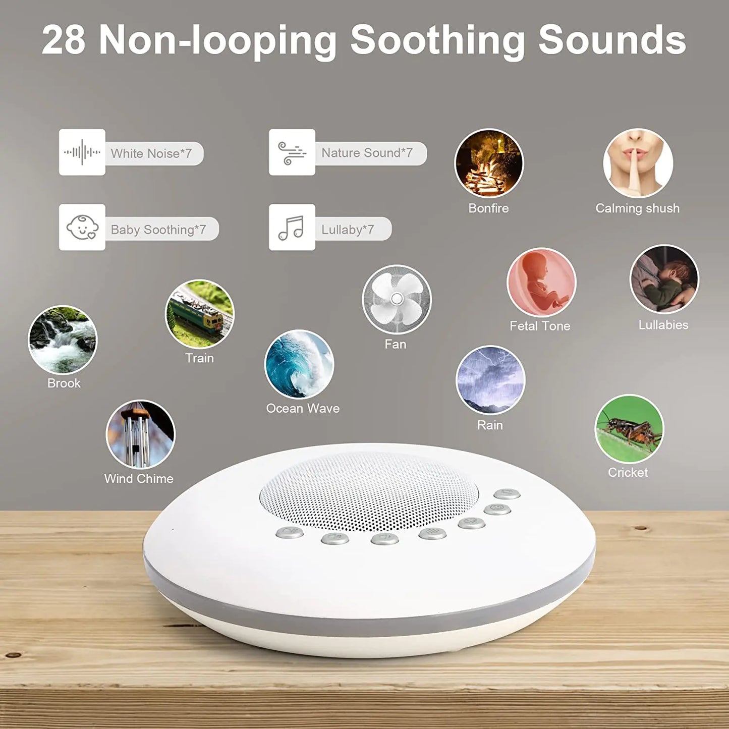 Kids' Dream Sound Machine with 28 Tracks