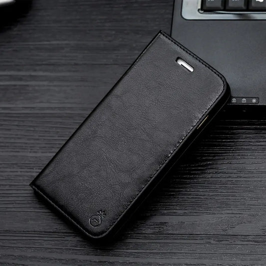 Leather Flip Holster Cover for Apple Phones