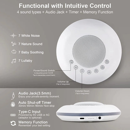 Kids' Dream Sound Machine with 28 Tracks